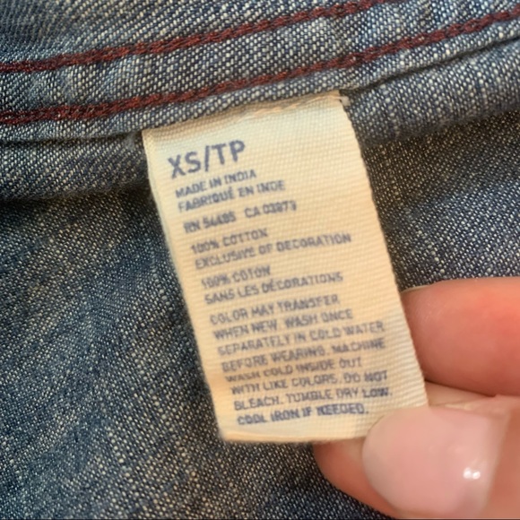 AE Denim Button Down Vintage Fit - Picture 4 of 5